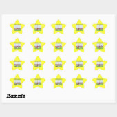 Sticker Étoile Rugby Objectif 2 (Feuille)