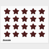 Sticker Étoile Sable Marron (Feuille)