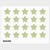 Sticker Étoile Sable Vert Citron (Feuille)
