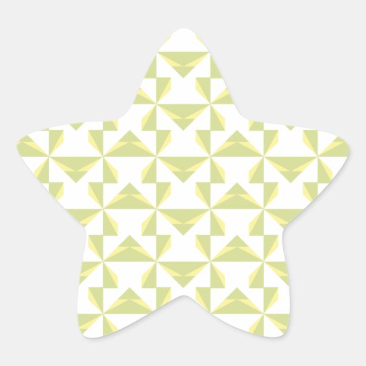 Sticker Étoile Sage Pinwheels (Devant)