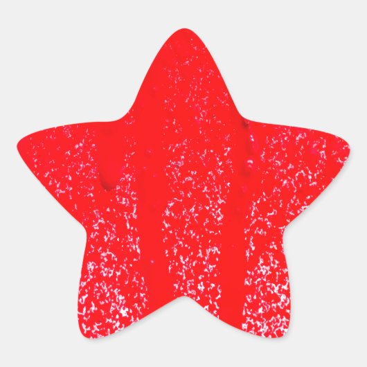 Sticker Étoile sang coulant (Devant)