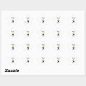 Sticker Étoile Sassy depuis la naissance (Feuille)