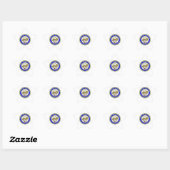 Sticker Étoile Sceau de Houston (Feuille)