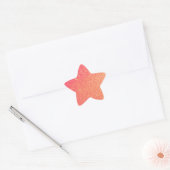 Sticker Étoile Scrapbooking et Journal en rose (Enveloppe)