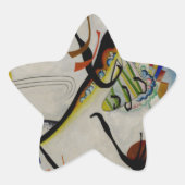 Sticker Étoile Segment bleu Kandinsky (Devant)