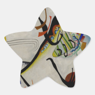 Sticker Étoile Segment bleu Kandinsky