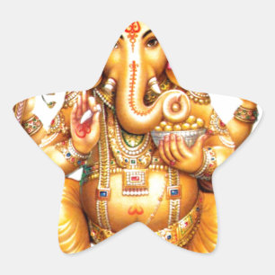 STICKER ÉTOILE SEIGNEUR GANESH HINDU GOD