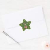Sticker Étoile Sélénium de Noël et étoiles (Enveloppe)