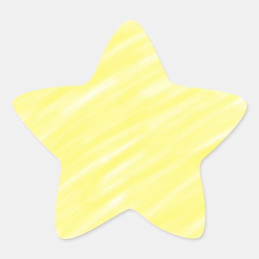 Sticker Étoile simple couleur solide simple personnalisé jaune pa (Devant)