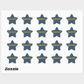 Sticker Étoile Simplifier (Feuille)