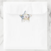 Sticker Étoile Snowman hiver froid (Sac)