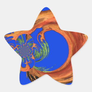 Sticker Étoile Sous le ciel bleu : La collection d'arbres Acacia