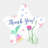 Sticker Étoile Sous Nom personnalisé de la mer (Devant)