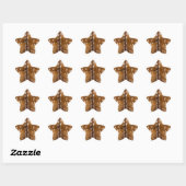Sticker Étoile Spotted deer pour texture (Feuille)