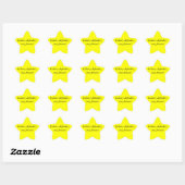 Sticker Étoile STAR Girl - McFly (Feuille)