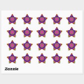 Sticker Étoile Starburst (Feuille)
