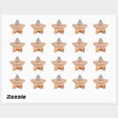 Sticker Étoile Starfish Beach Ocean Enveloppe Mariage Seals Étiqu (Feuille)