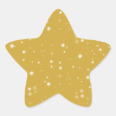 Sticker Étoile Starlight Boho Gold (Devant)