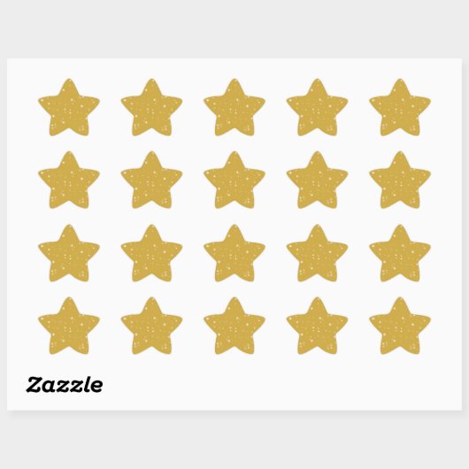 Sticker Étoile Starlight Boho Gold (Feuille)