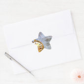Sticker Étoile Steampunk & Yellow Roses (Enveloppe)