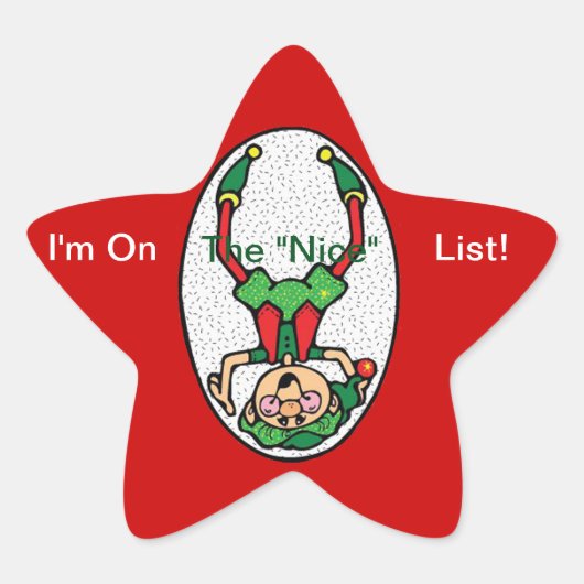 Sticker Étoile Stickers—Nice Elfe (Devant)