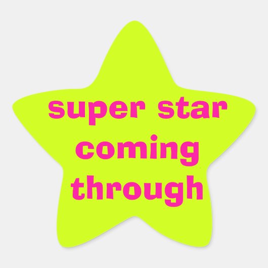 Sticker Étoile stimulateur (Devant)
