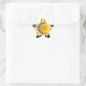 STICKER ÉTOILE SUN MOON STARS FUSION ABSTRAITE (Sac)
