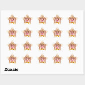 Sticker Étoile Super job Kawaii (Feuille)