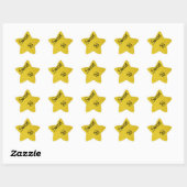 Sticker Étoile Sweet 16 Seize Anniversaire Parties scintillant d' (Feuille)