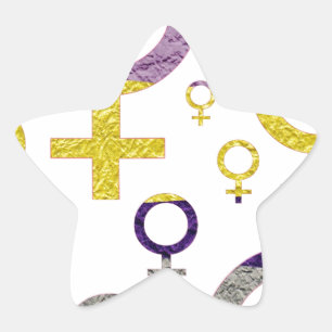 Sticker Étoile Symbole féminin Motif