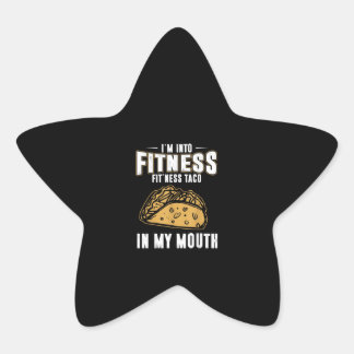 Sticker Étoile T-shirt Funny Gym Fitness