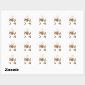 Sticker Étoile Thare Be Dragons (Feuille)