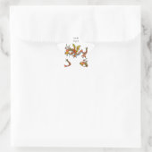 Sticker Étoile Thare Be Dragons (Sac)