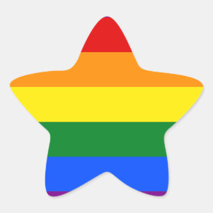 Sticker Étoile The Colors of the rainbow