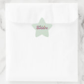 Sticker Étoile Thème de bonbons Kawaii (Sac)