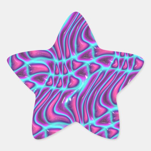 Sticker Étoile thermoplastique décoglam : (Devant)