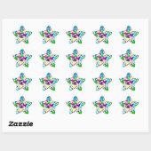 Sticker Étoile totalement radical (Feuille)