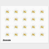 Sticker Étoile tournesol printemps (Feuille)