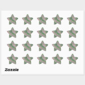 Sticker Étoile Tulipe rose Vide Texture (Feuille)