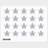Sticker Étoile Twinkle Little Star Vintage Nursery Rhyme (Feuille)