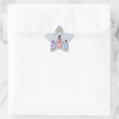 Sticker Étoile Twinkle Little Star Vintage Nursery Rhyme (Sac)