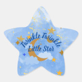 Sticker Étoile Twinkle Twinkle Little Star Cupcake Top (Devant)