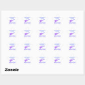 Sticker Étoile Ukulele Designs (Feuille)