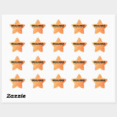 Sticker étoile Ukuleleaholic (Feuille)