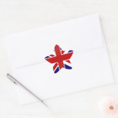 Sticker Étoile Union Jack (Enveloppe)