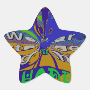 Sticker Étoile United USA Hope Stronge Together