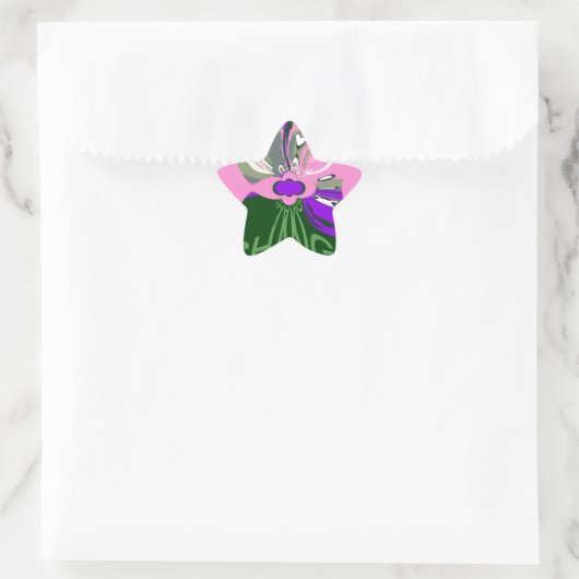 Sticker Étoile USA Change Art Print (Sac)