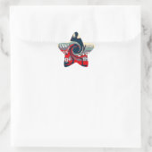 Sticker Étoile USA Change : Un design uni plus fort (Sac)