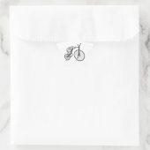 Sticker Étoile Vélo sur 3 roues (Sac)