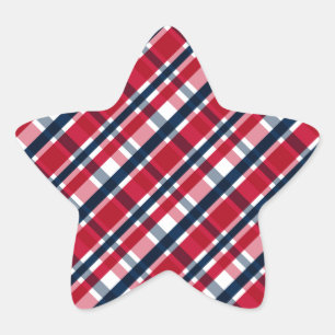 Sticker Étoile Ventilateur sportif Washington Rouge Blanc Bleu Pl
